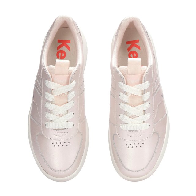 The Court II Pearlized Leather Lace Up