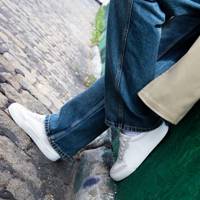 Jump Kick T-Toe Leather Lace Up White/Oatmeal view