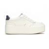 Skyler II Leather Lace Up Snow White/Navy view