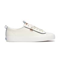 Kickback Leather Nautical Slip On Snow White/Navy view