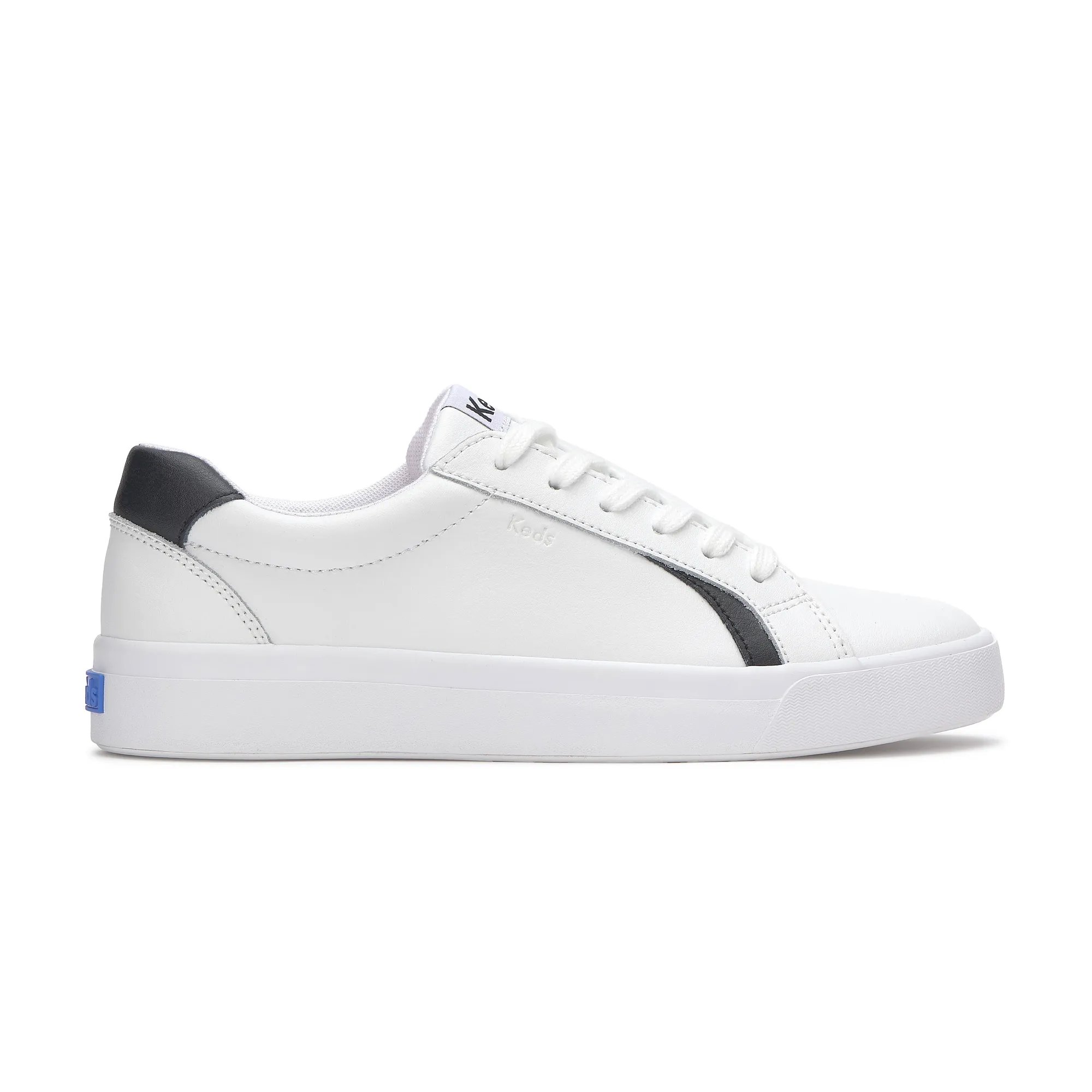 Pursuit Leather Denim Heel Lace Up