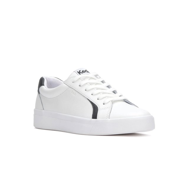 Pursuit Leather Denim Heel Lace Up