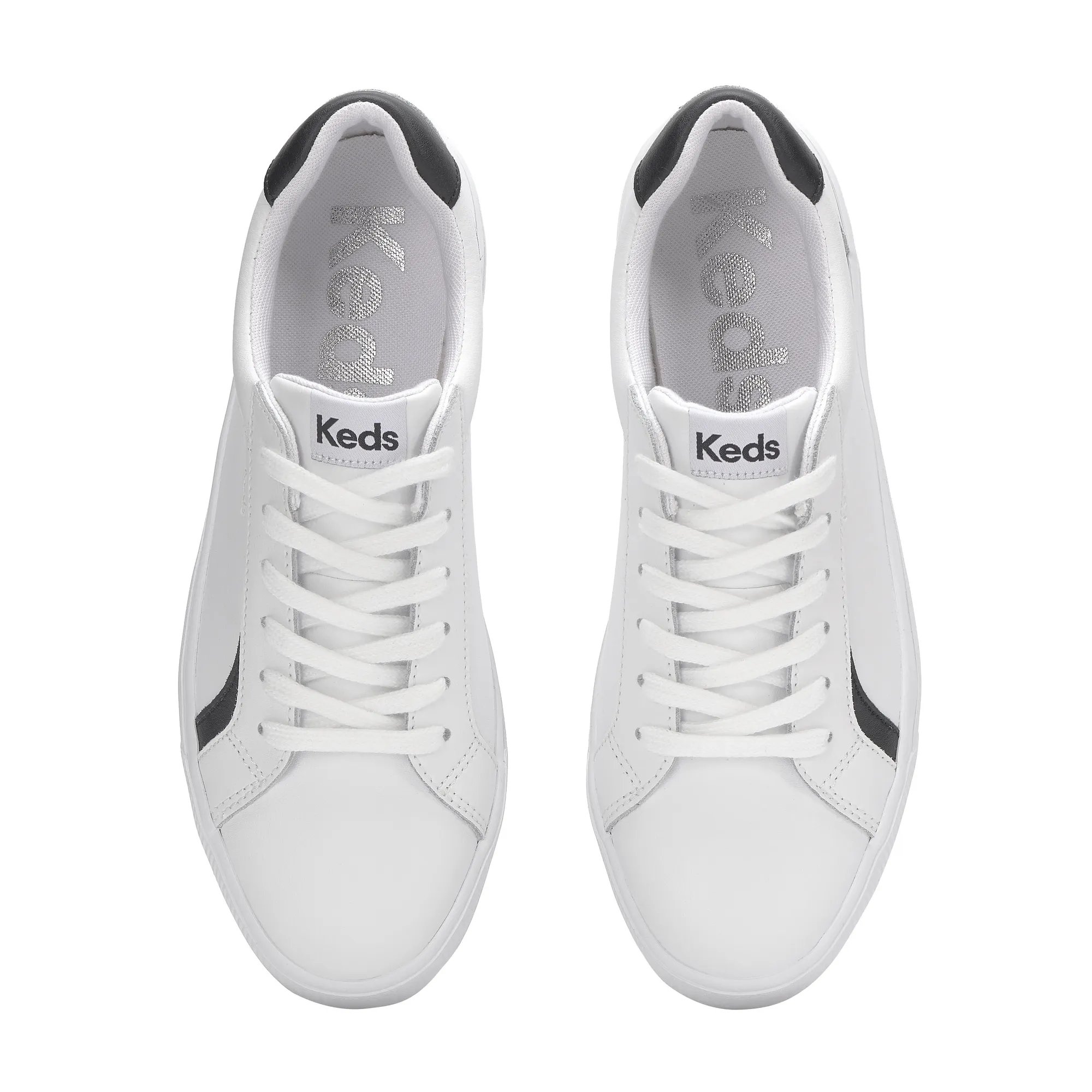 Pursuit Leather Denim Heel Lace Up