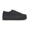 Triple Up Canvas Lace Up Black/Black view