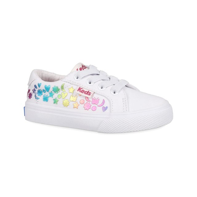 Little Kids Jump Kick Studded Foil Slip On