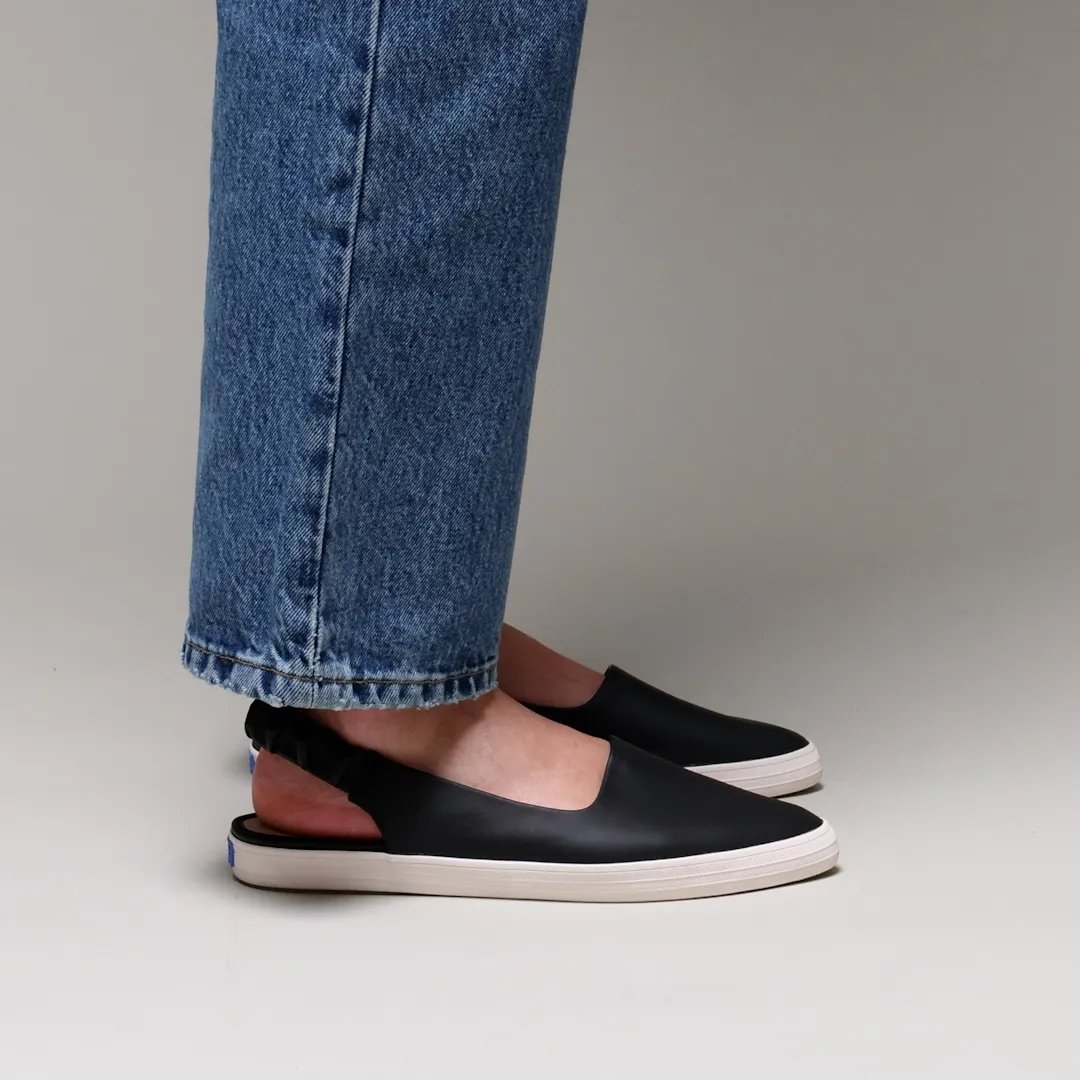 Point Slingback Leather