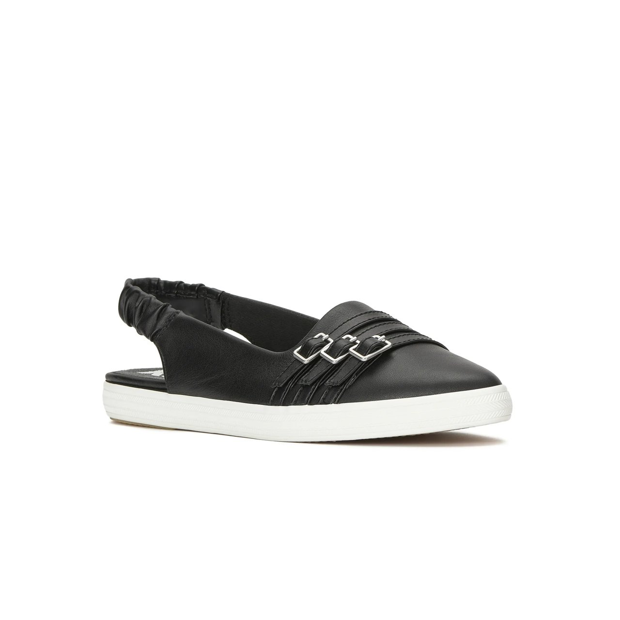 Point Slingback Leather Deco Buckles