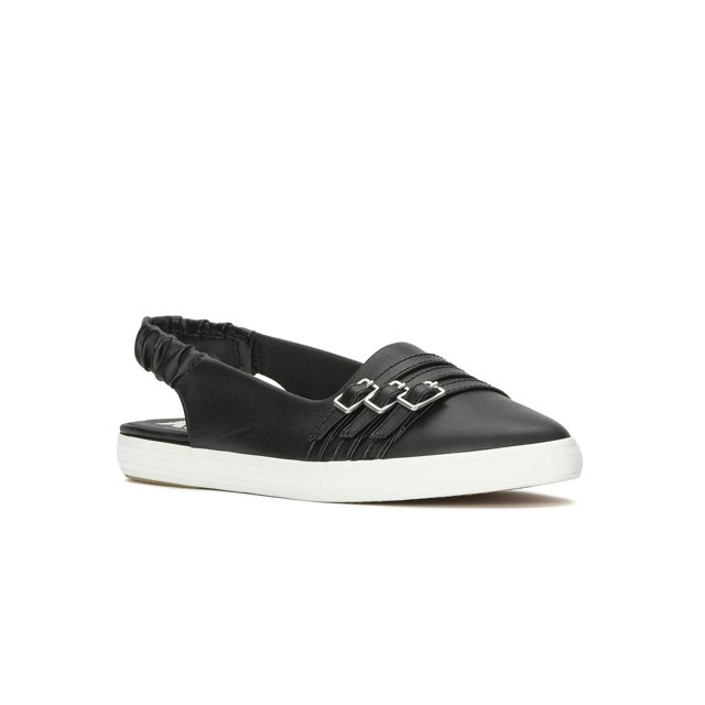 Point Slingback Leather Deco Buckles