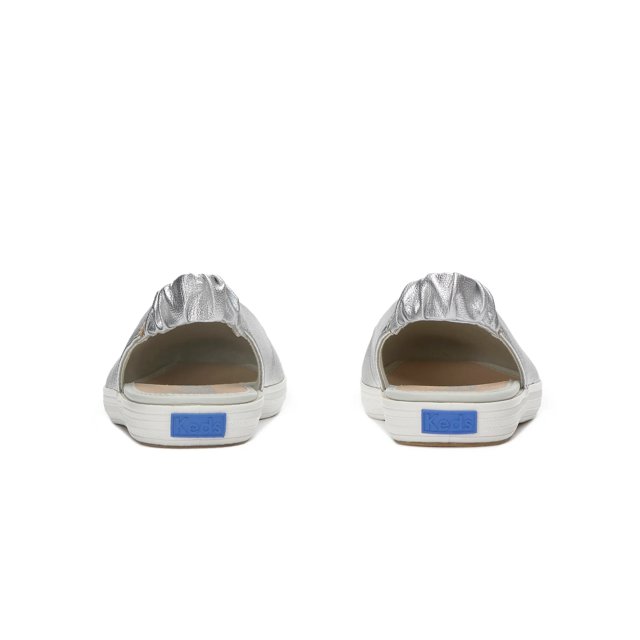 (取寄) ケッズ レディース ポイント スリングバック Keds women Point Slingback Silver Washed llic Suede Keds Point Slingback Washed Metallic Leather - Free Shipping | KEDS