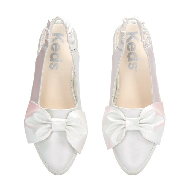 Point Slingback Leather Bow Celebrations