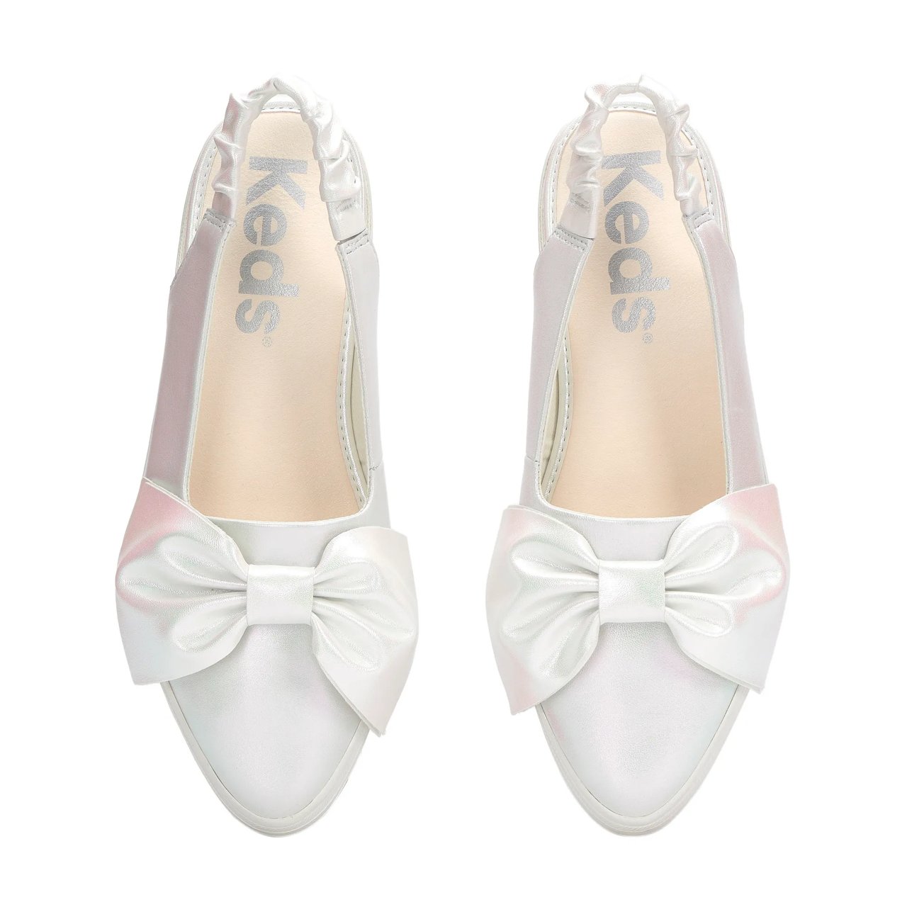 Point Slingback Leather Bow Celebrations