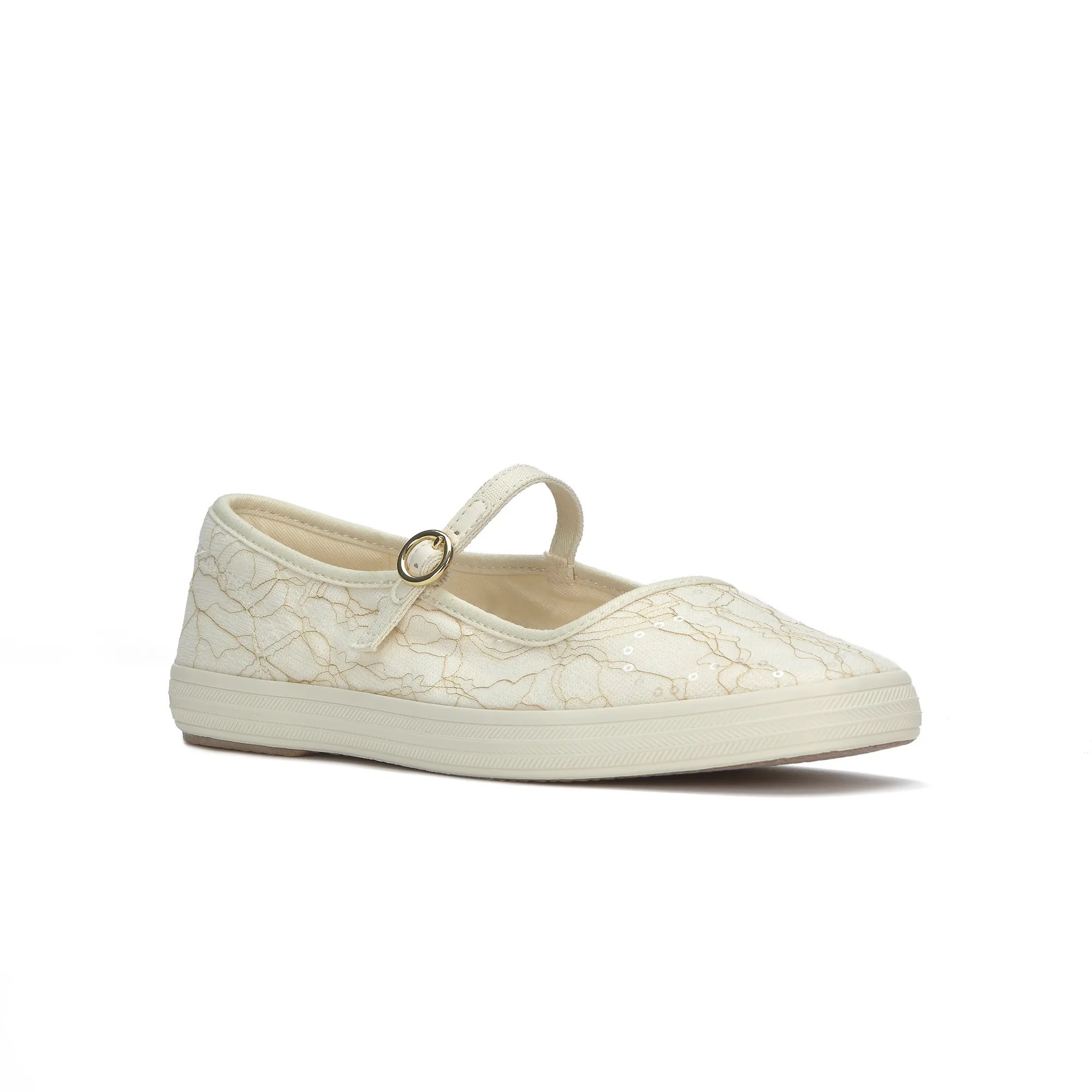 Square Toe Mary Jane Floral Lace Celebrations