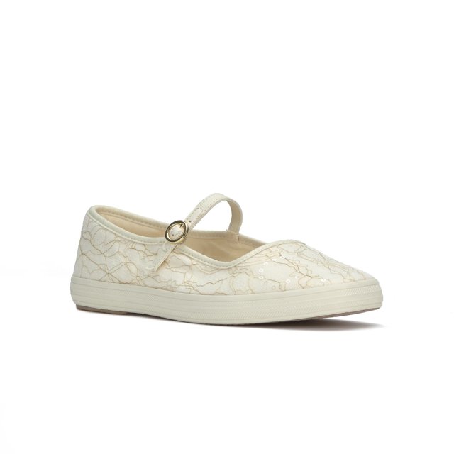 Square Toe Mary Jane Floral Lace Celebrations