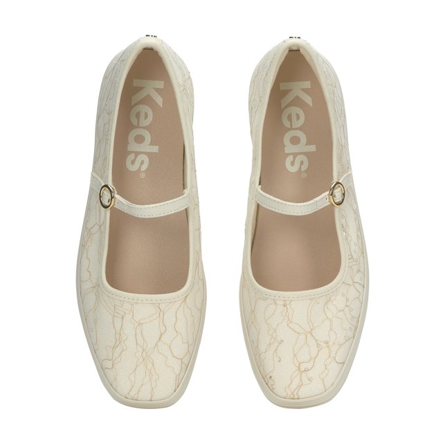 Square Toe Mary Jane Floral Lace Celebrations