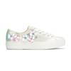 Triple Kick Canvas Floral Embellished Celebrations Lace Up Iridescent view