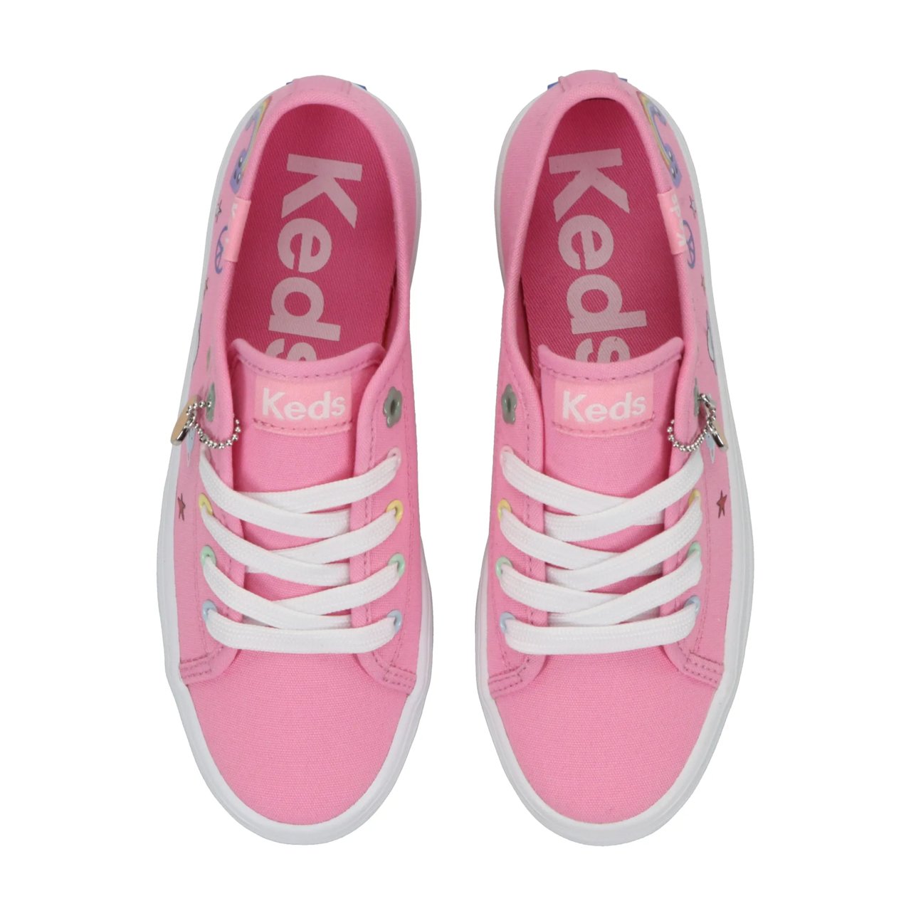 Big Kids Triple Up Emoji Print Lace-Up