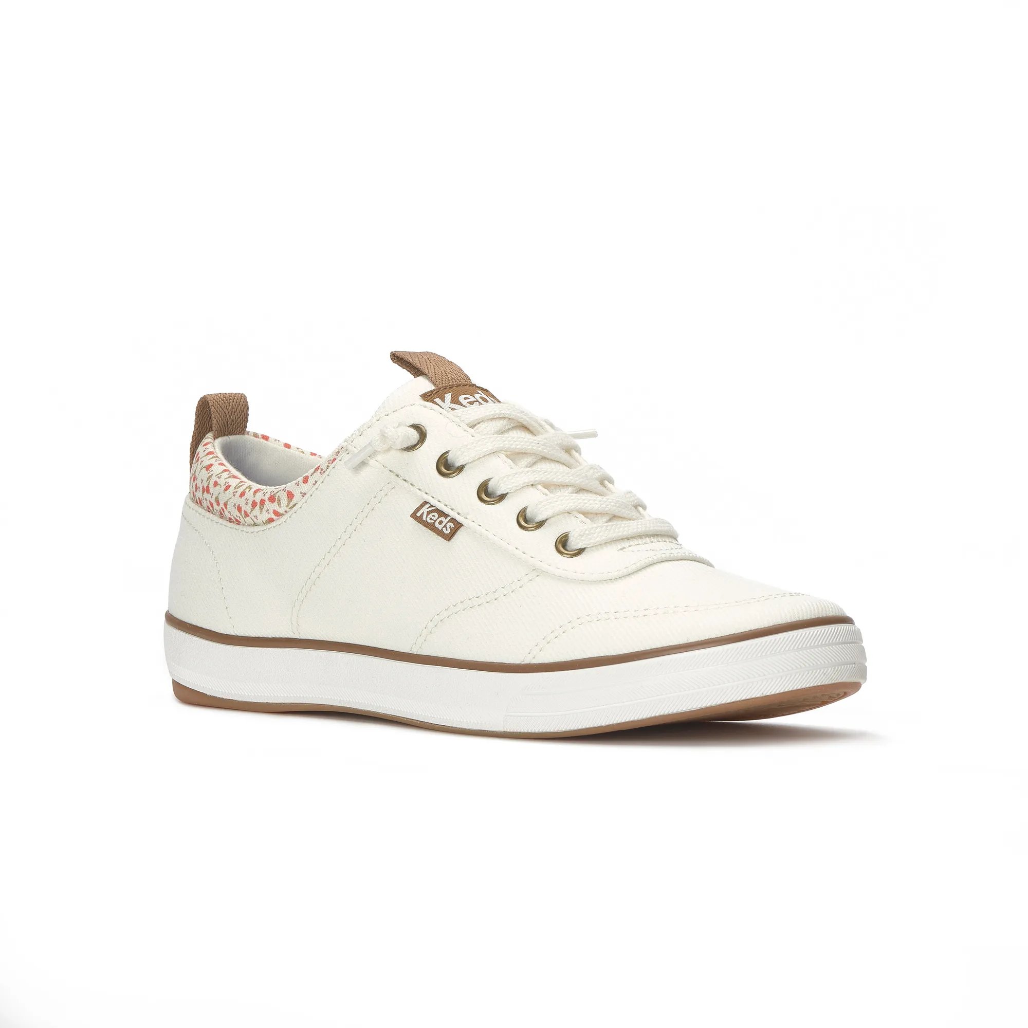 Center III Canvas Floral Collar Slip On