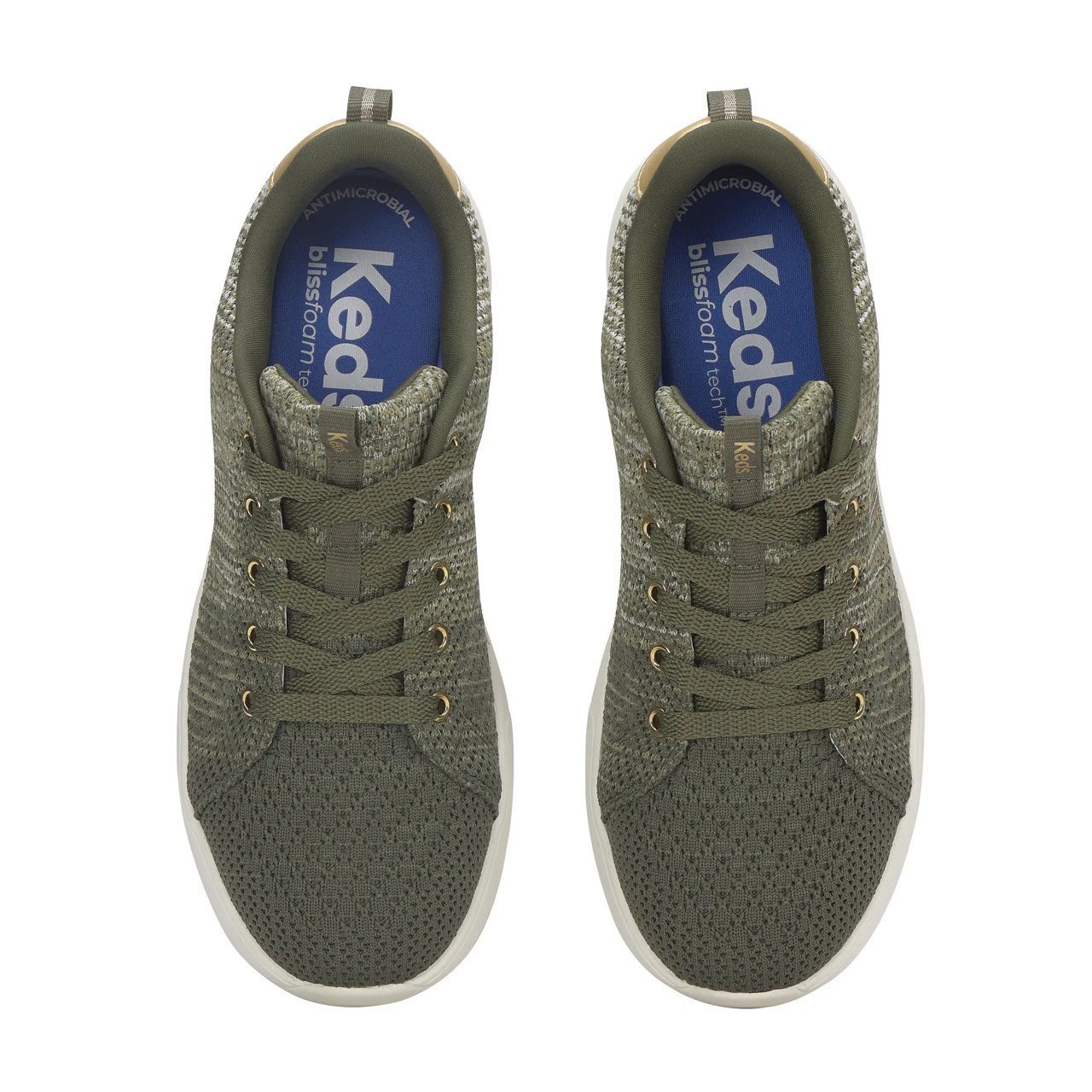 BlissWalk Ombre Knit Lace Up