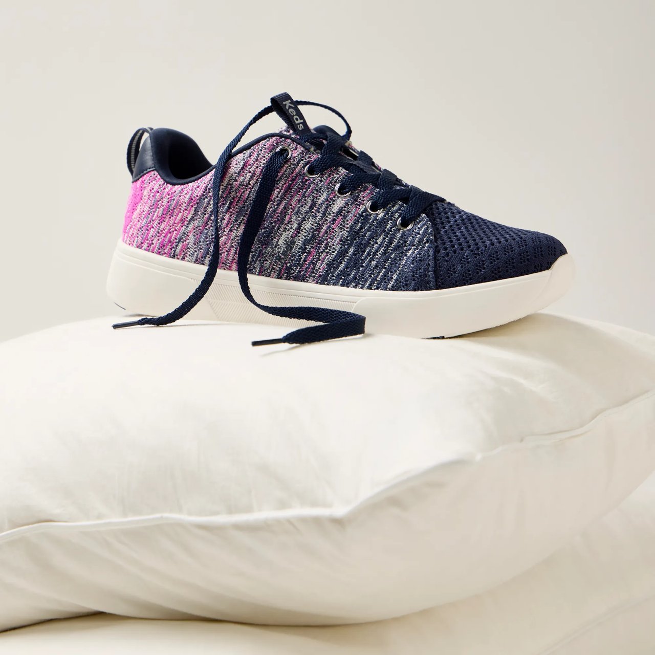 BlissWalk Ombre Knit Lace Up