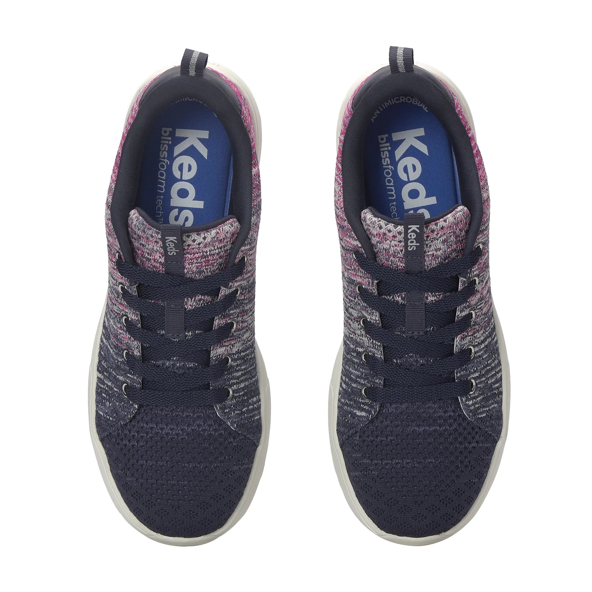 BlissWalk Ombre Knit Lace Up