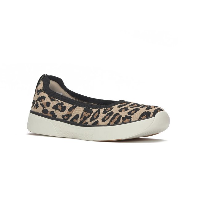 BlissWalk Skimmer Leopard Knit