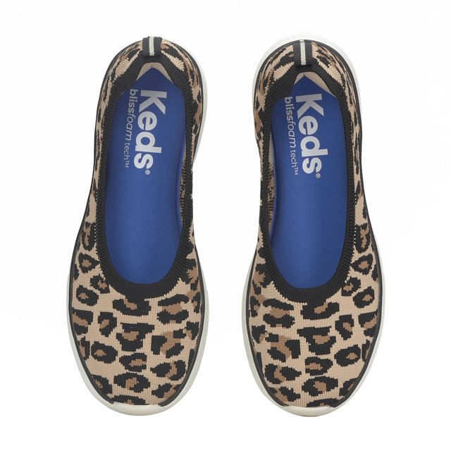 BlissWalk Skimmer Leopard Knit