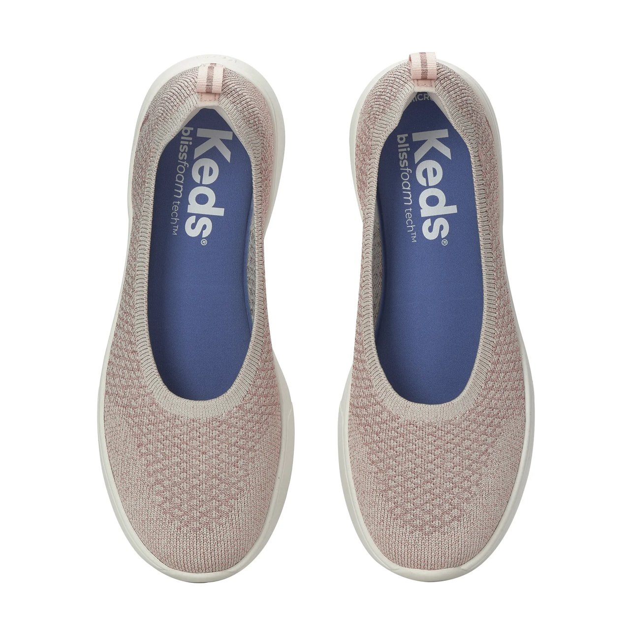 BlissWalk Skimmer Metallic Knit