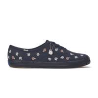 Champion Canvas Rose Embroidery Lace Up Navy/Pink view