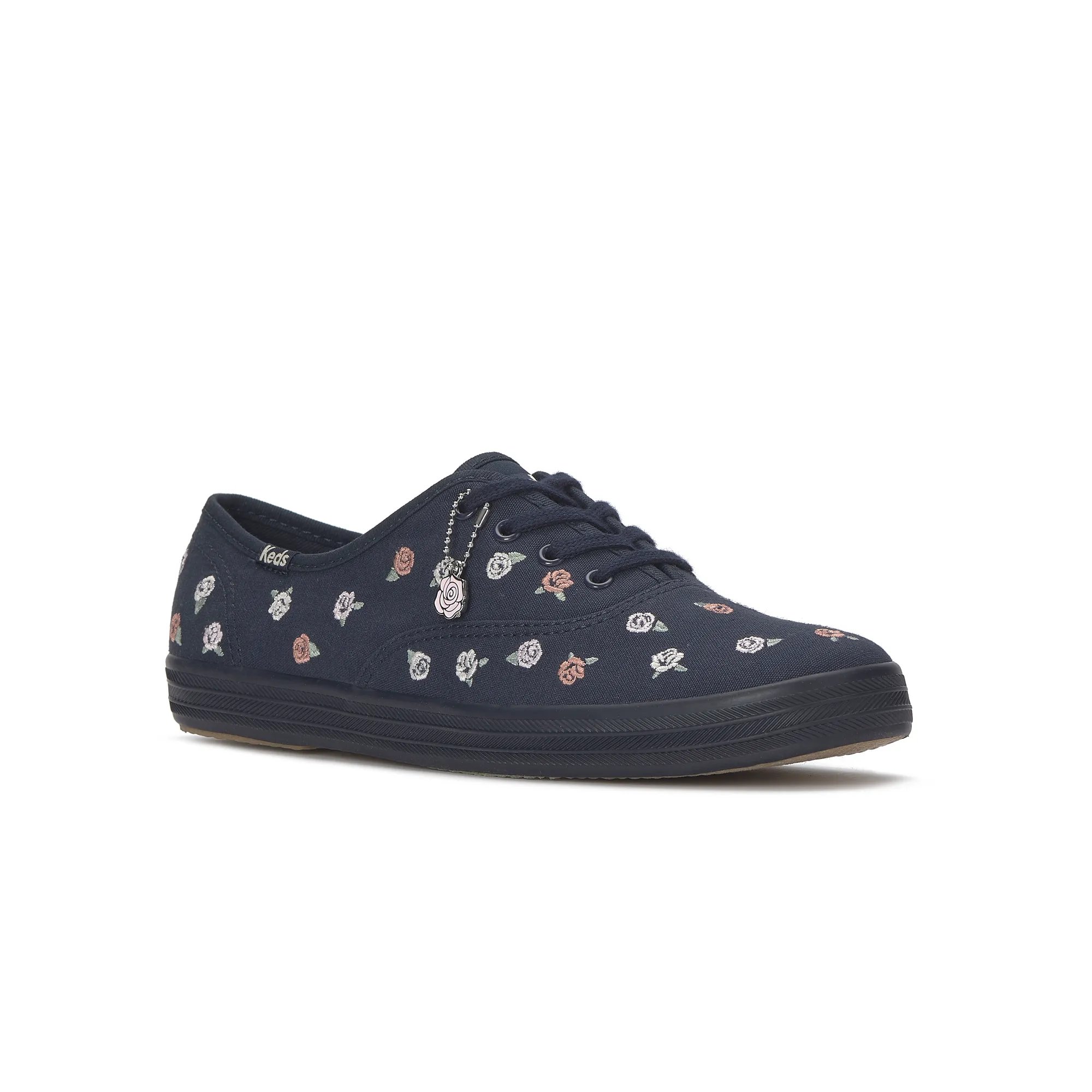 Champion Canvas Rose Embroidery Lace Up