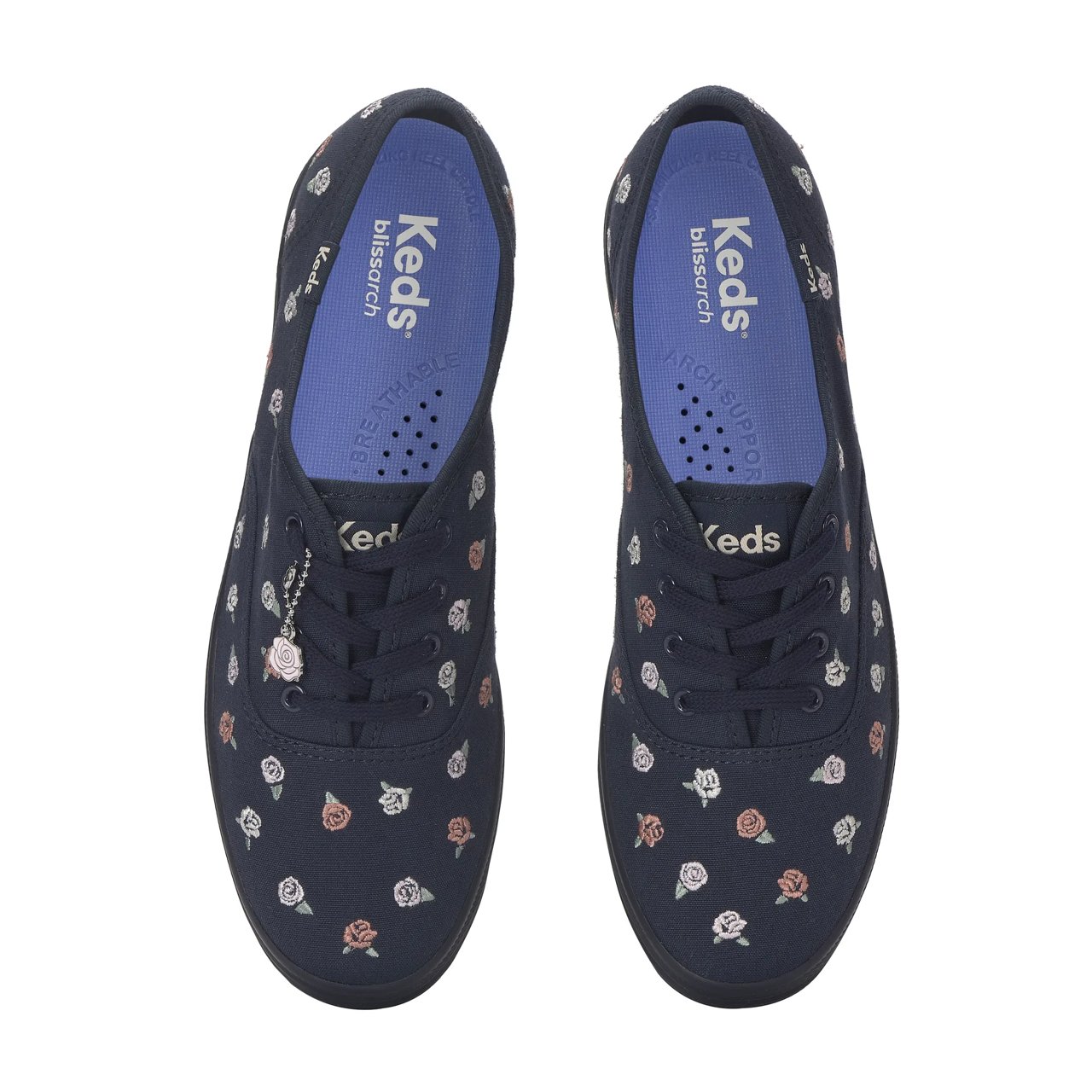 Champion Canvas Rose Embroidery Lace Up