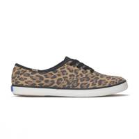 Champion Leopard Suede Lace Up Tan/Black view