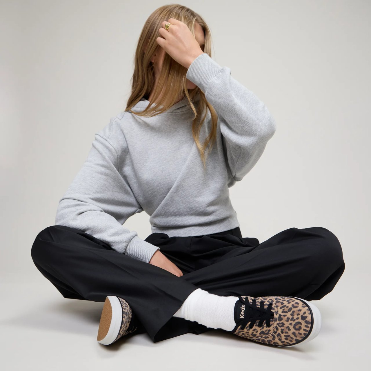 Champion Leopard Suede Lace Up