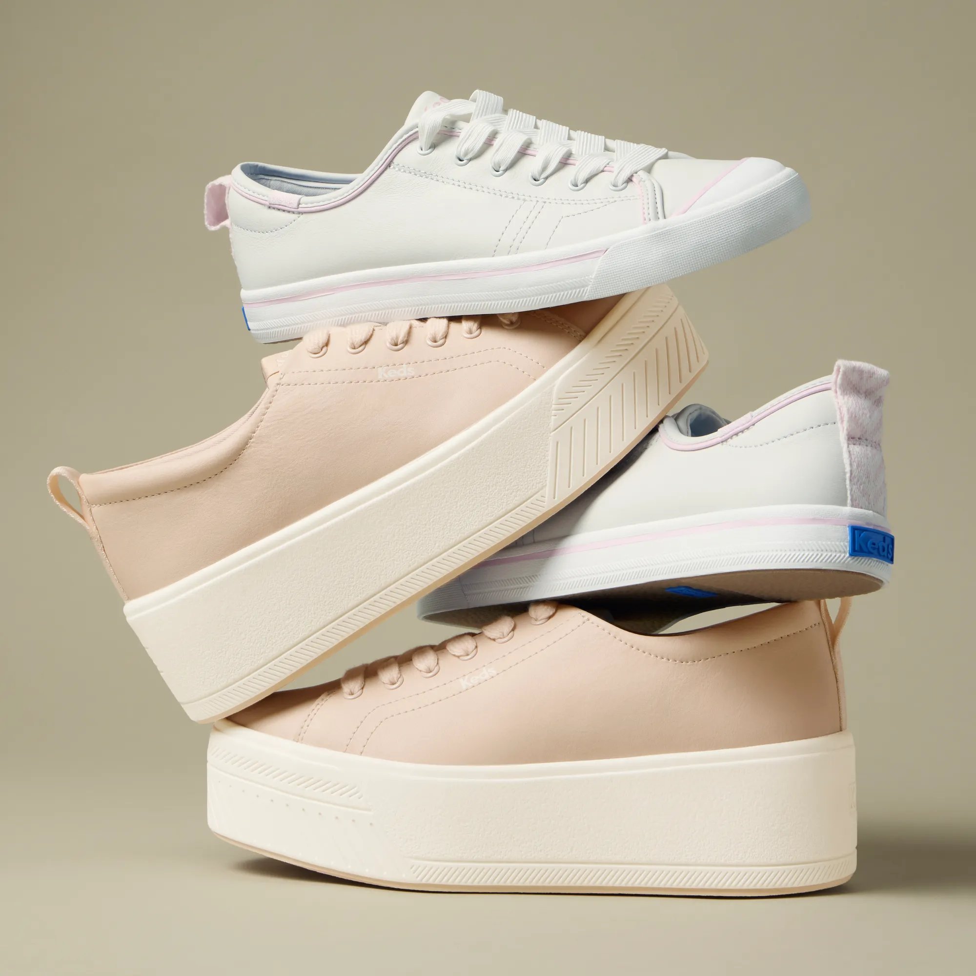 Cruise Leather Pop Binding Lace Up