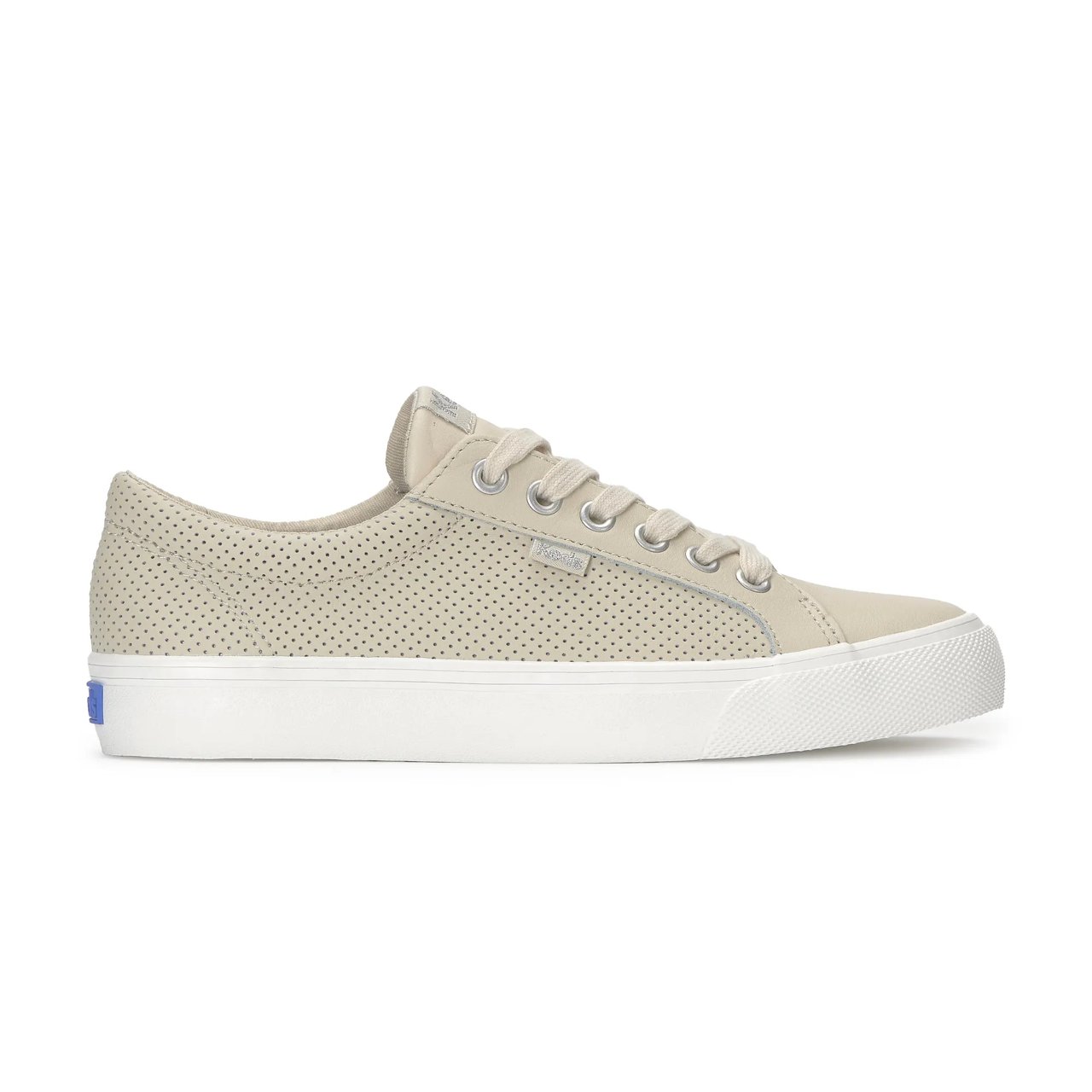Jump Kick Perforated Leather Lace Up