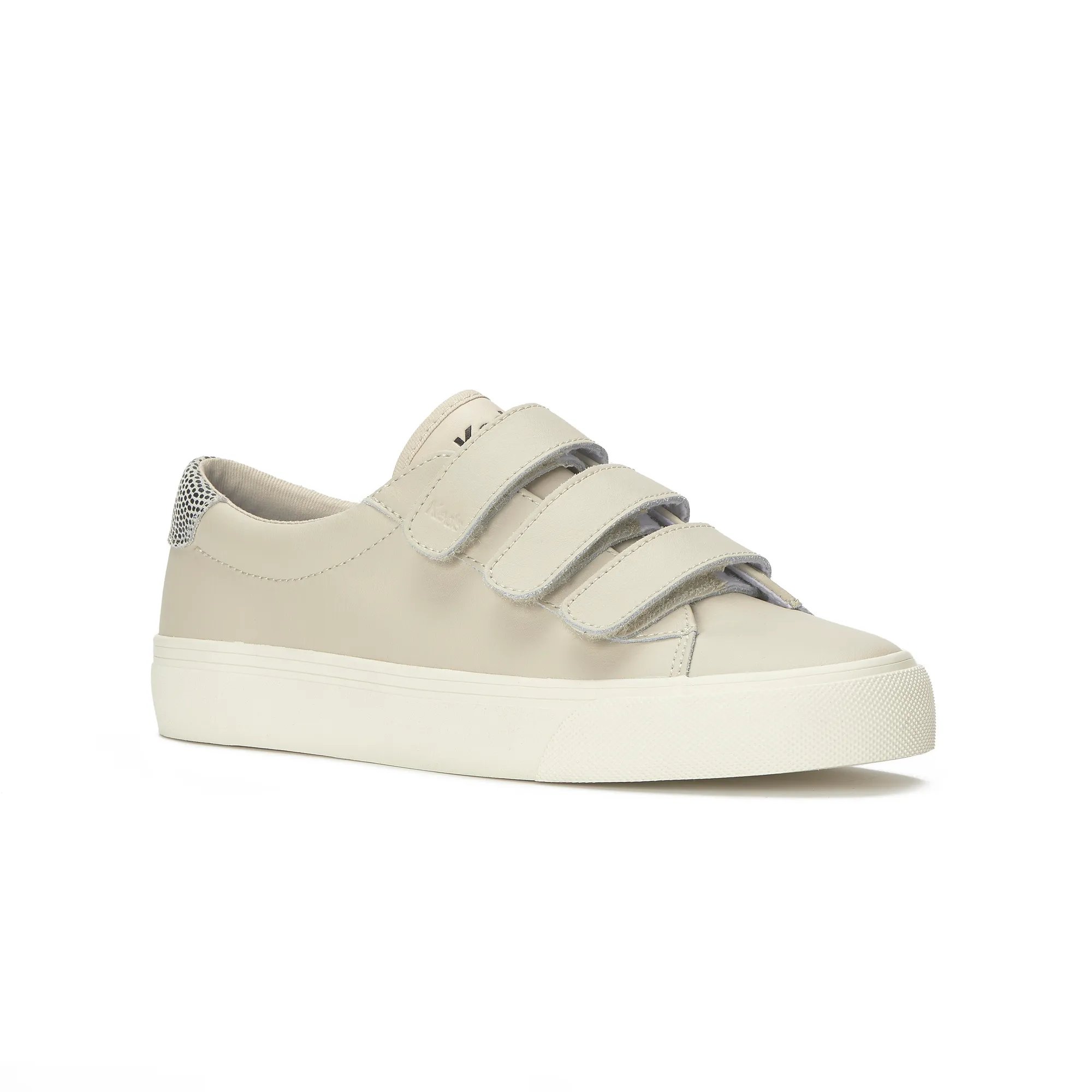 Jump Kick V Leather Dalmata Heel