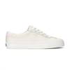 Jump Kick T-Toe Perforated Leather Lace Up Off White view