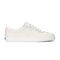 Jump Kick T-Toe Perforated Leather Lace Up Off White view