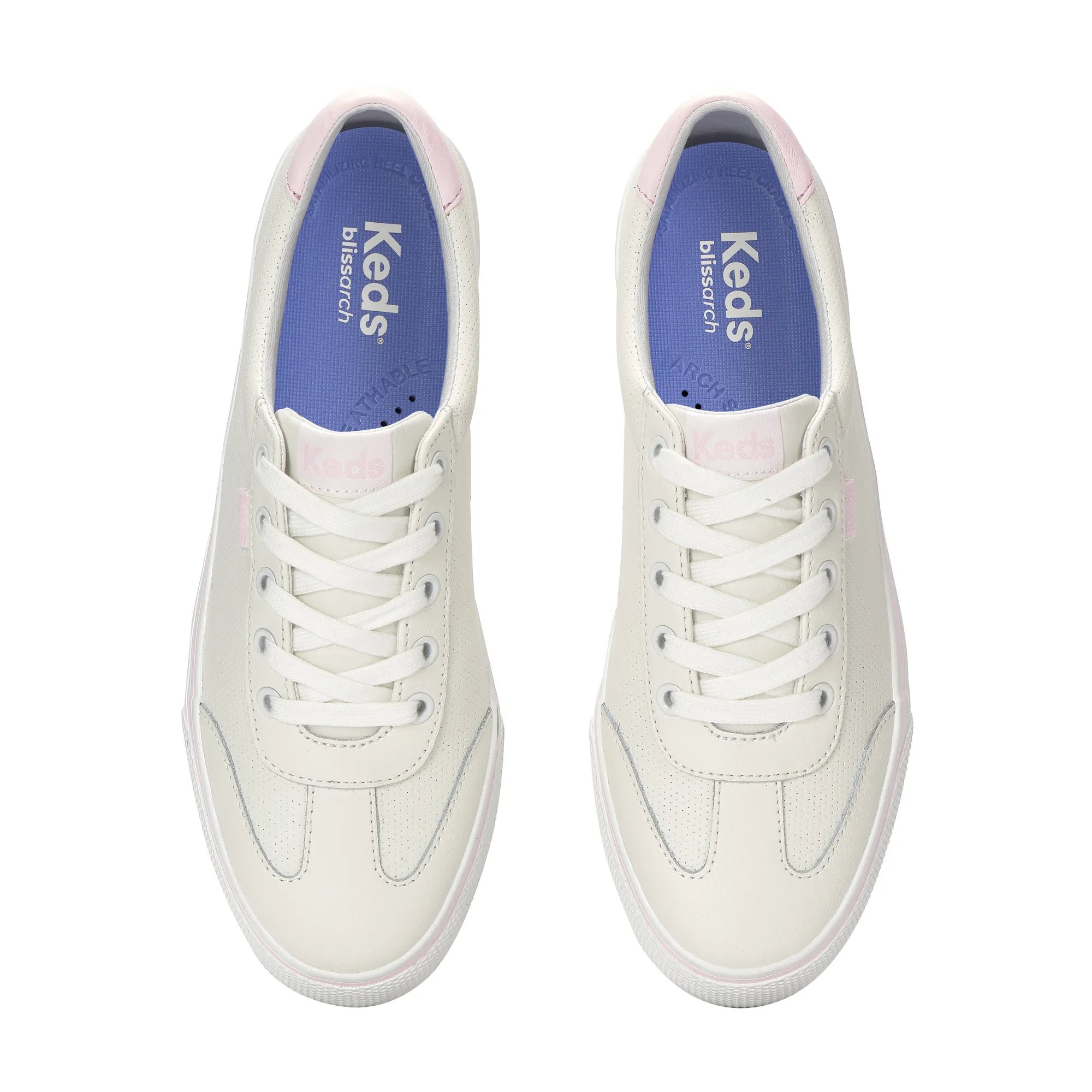 Jump Kick T-Toe Perforated Leather Lace Up