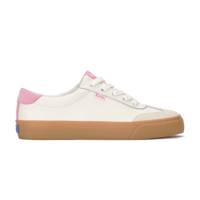 Jump Kick T-Toe Leather/Suede Lace-Up Snow White/Pink view