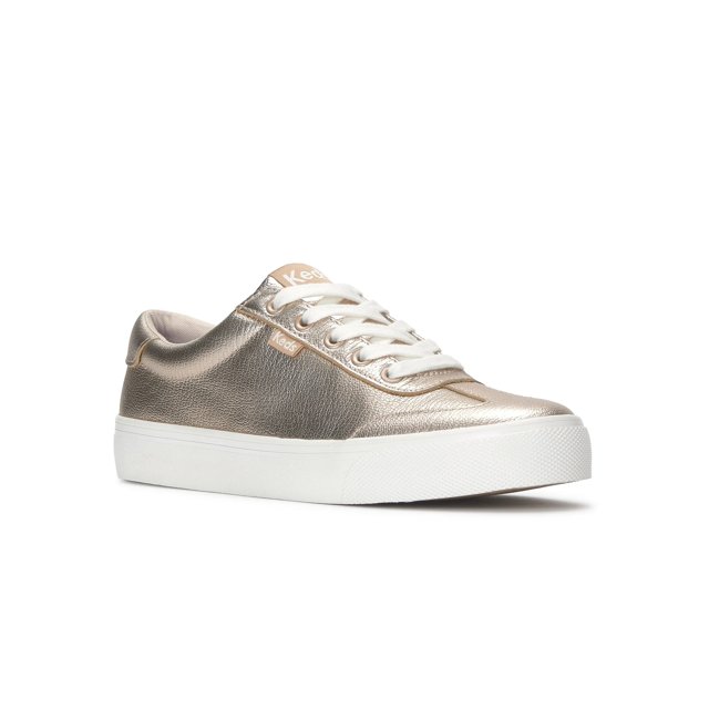 Jump Kick T-Toe Metallic Leather Lace Up