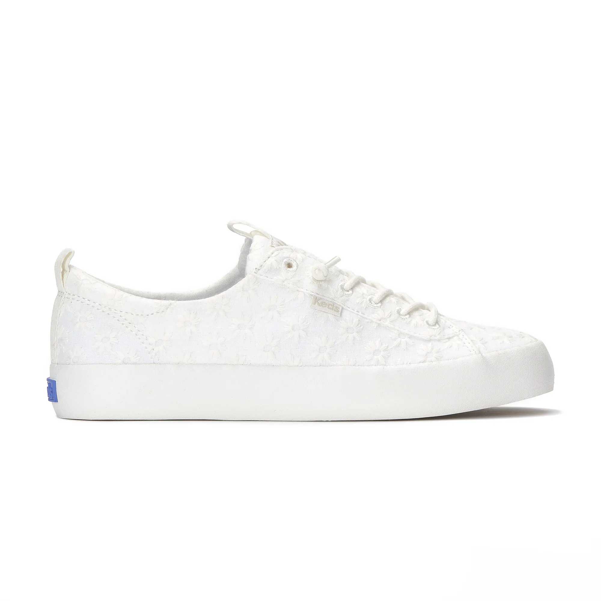 Keds Women's White Jump Kick Leather Alternate Closure | KEDS