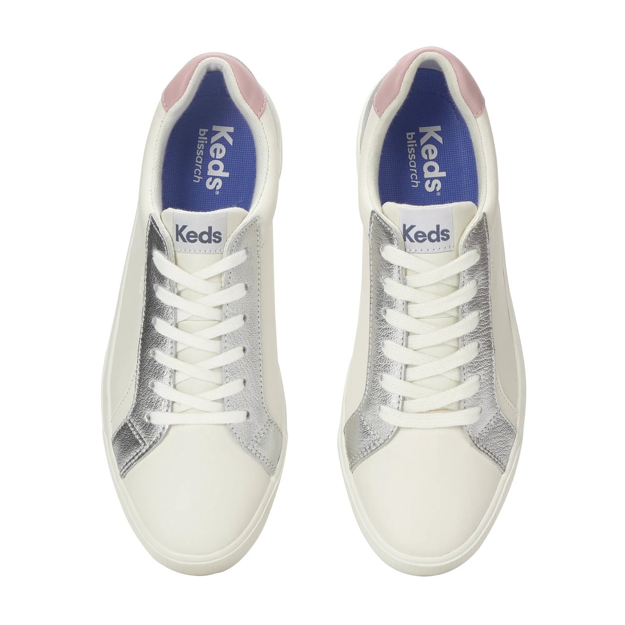 Pursuit Leather Metallic Pop Lace Up