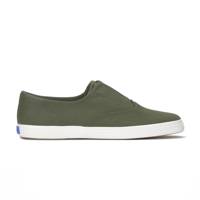 Champion Twill Round Toe Slip On Olive Green view