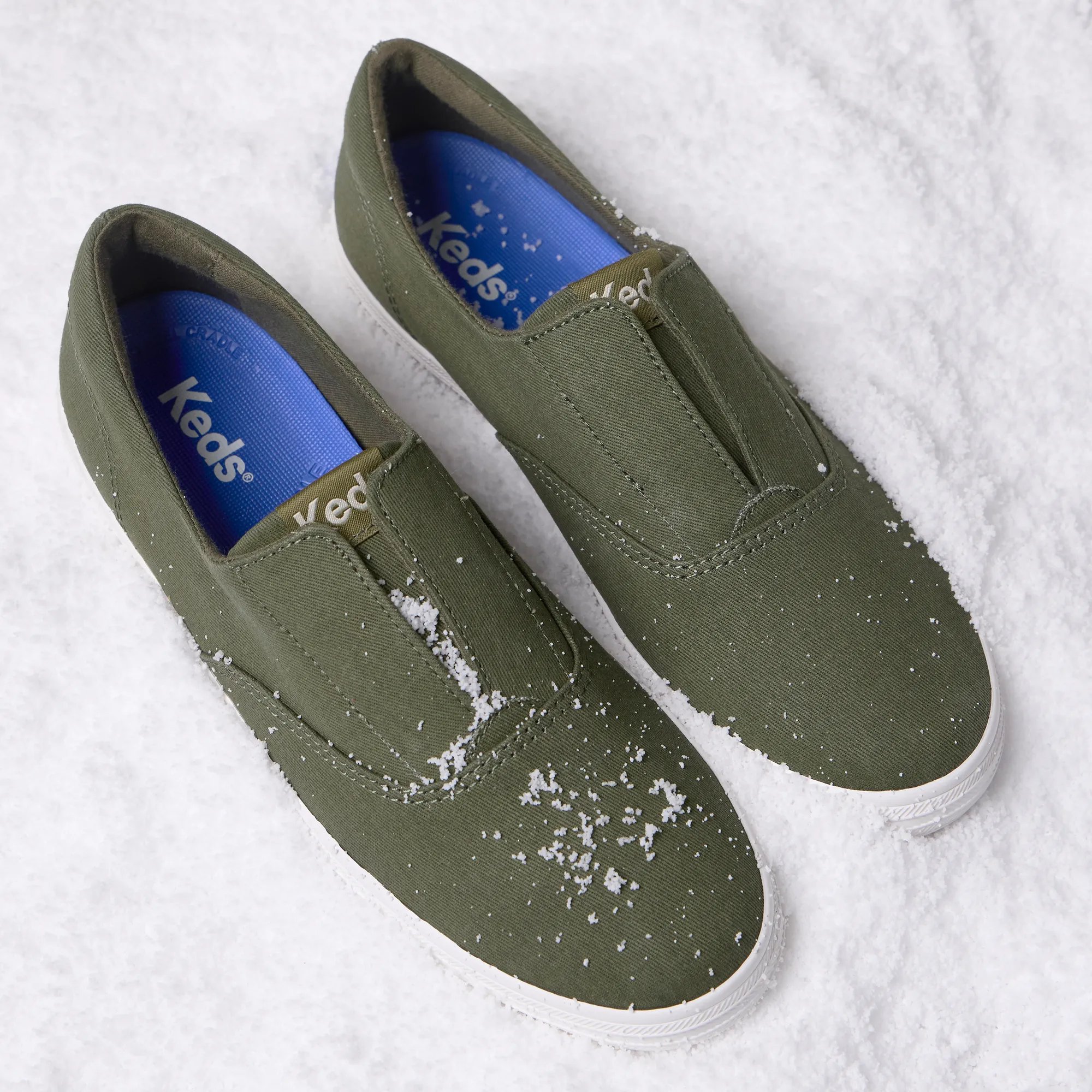 Champion Twill Round Toe Slip On