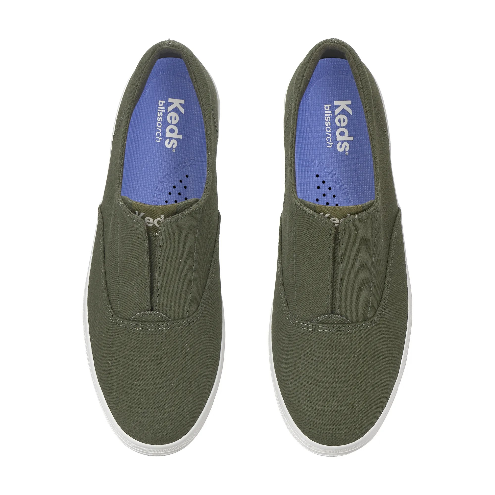 Champion Twill Round Toe Slip On