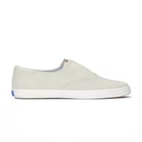 Champion Round Toe Dalmata Leather Slip On Cream view