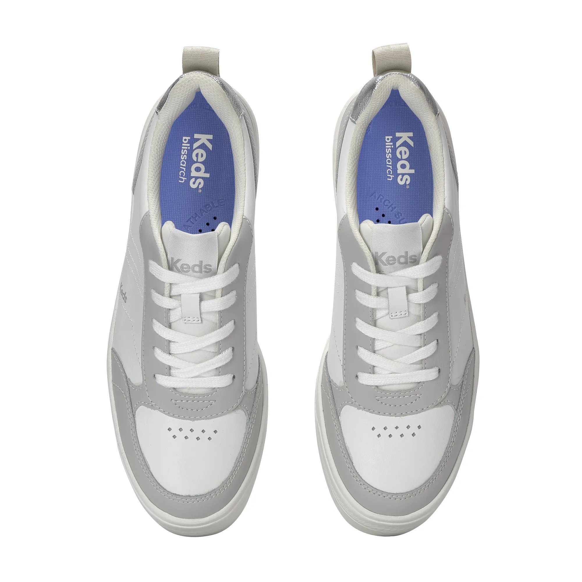 Skyler II Leather Metallic Heel Lace Up