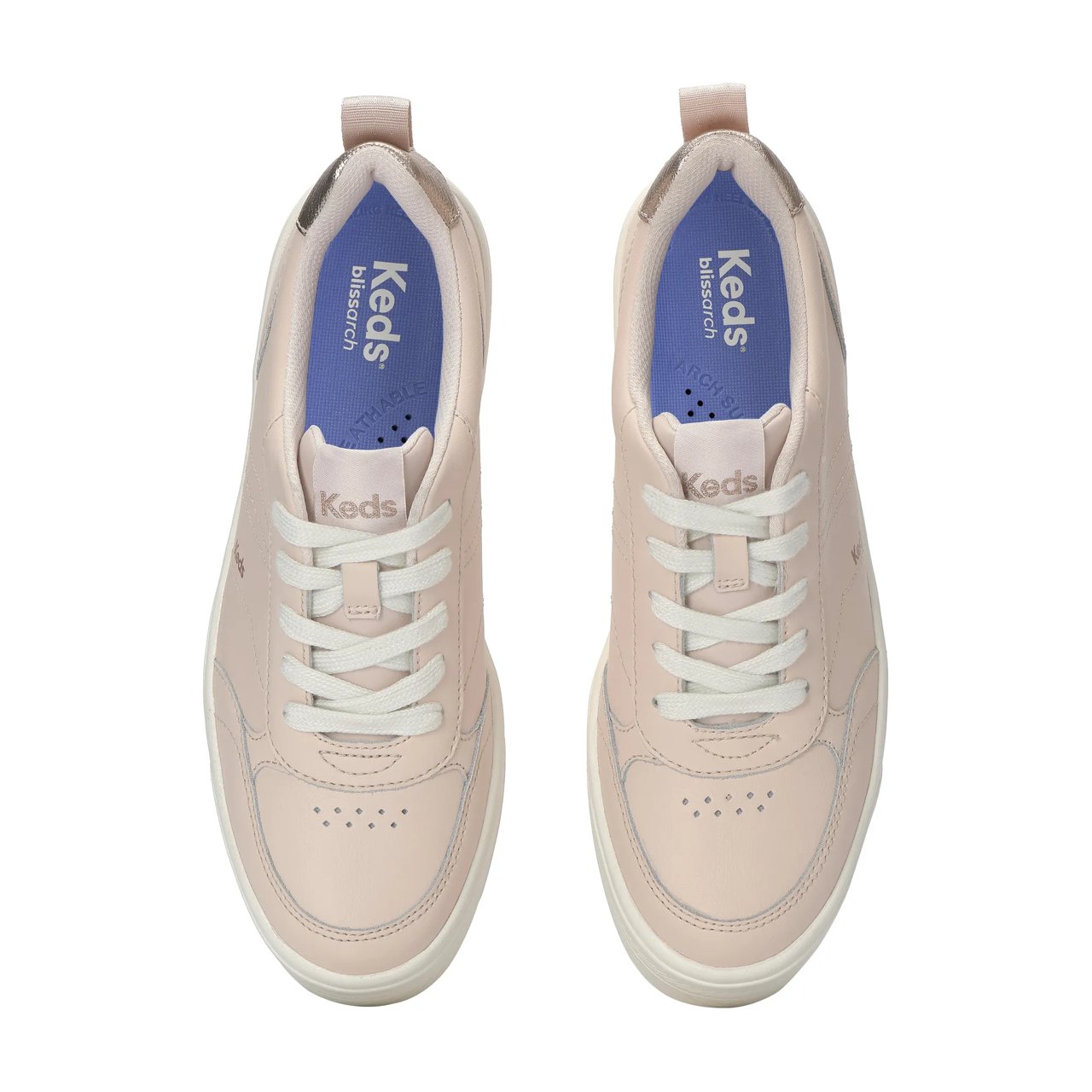 Skyler II Leather Metallic Heel Lace Up