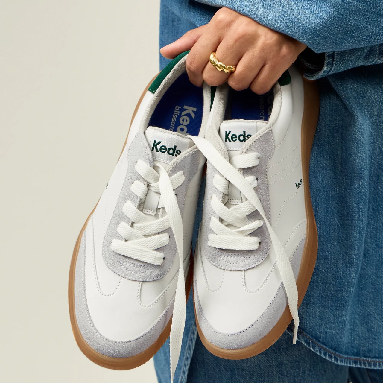 Contest Leather/Suede Lace-Up