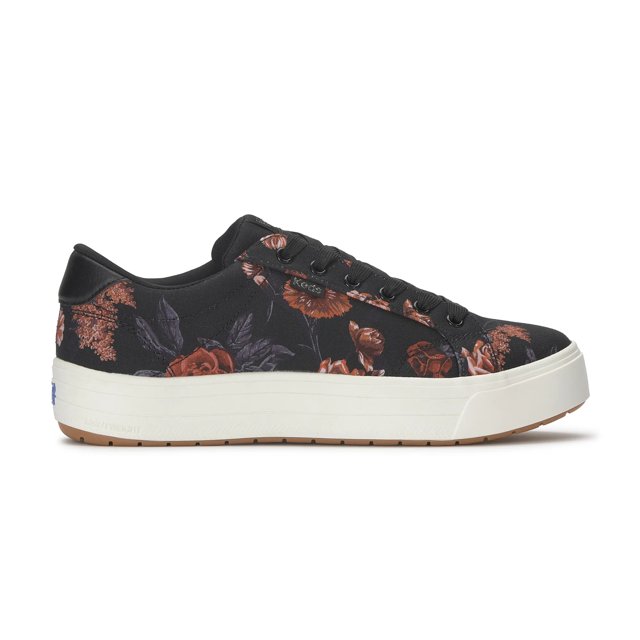 Park Printed Floral Canvas Lace Up